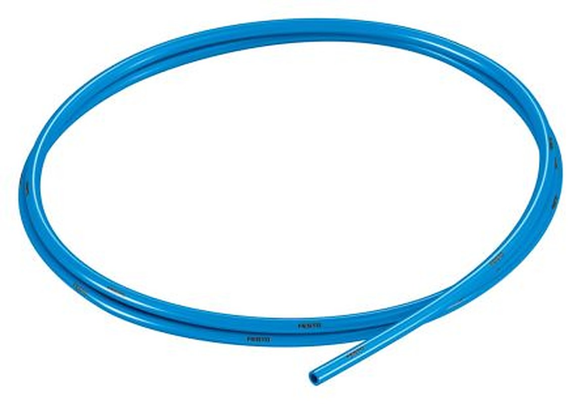 Festo Compressed Air Pipe Blue Polyurethane 4 mm 50 m PUN Series, 159662
