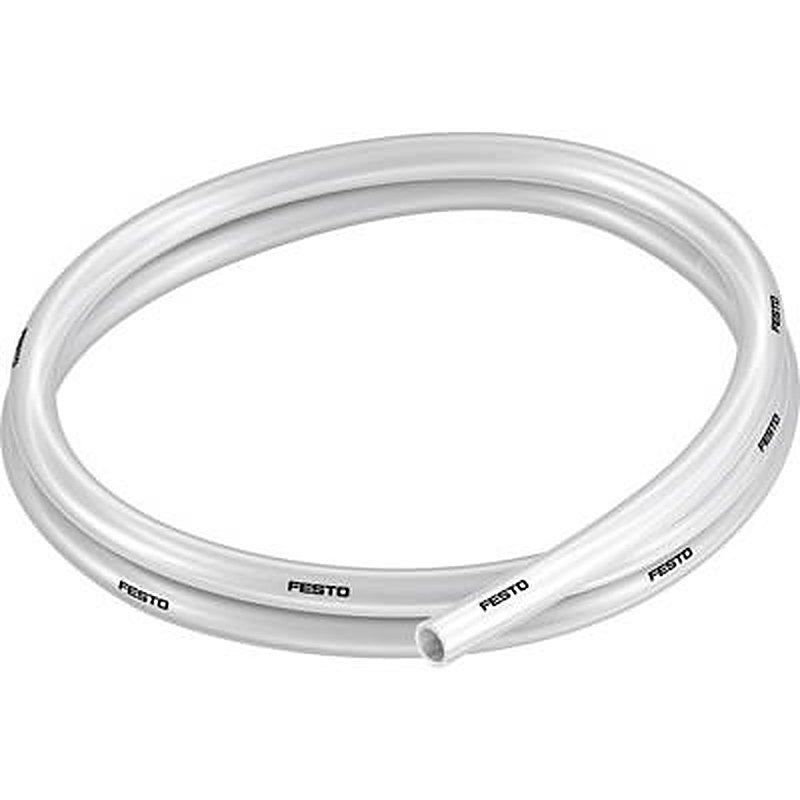Festo Thermoplastic Elastomer, Flexible Tubing, 7 mm ID, 10 mm OD, Natural