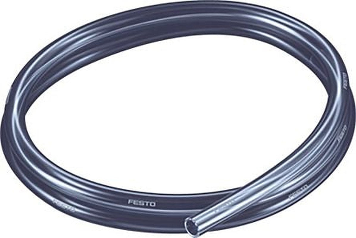 Festo Compressed Air Pipe Black Polyurethane 10 mm 50 m PUN-H-T Series, 8048703