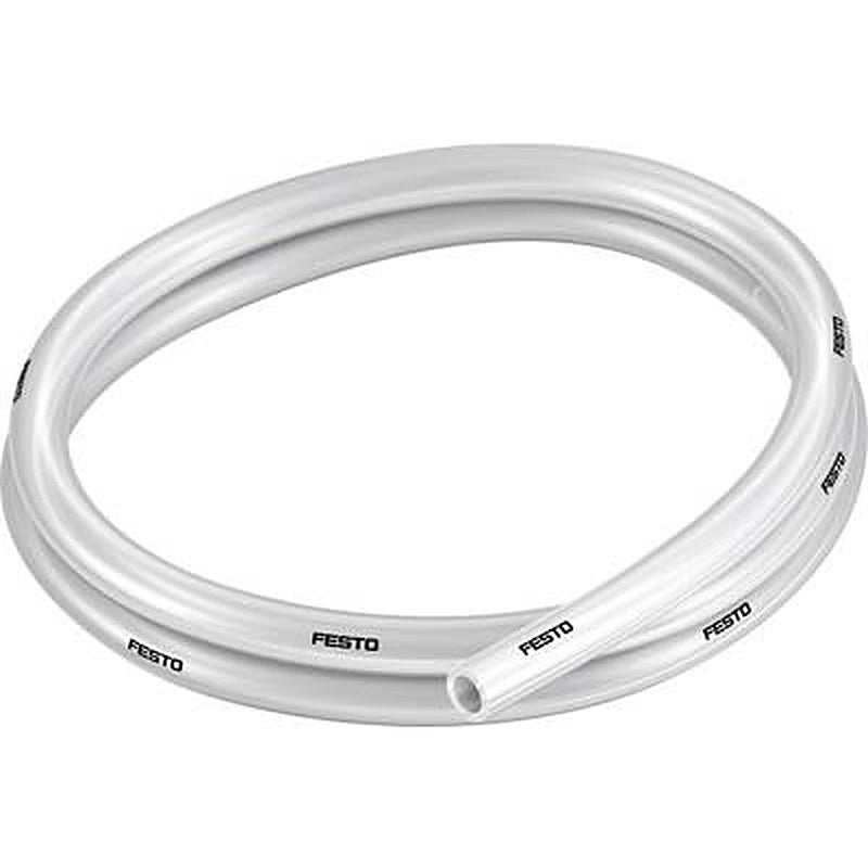 Festo Thermoplastic Elastomer, Flexible Tubing, 8 mm ID, 12 mm OD, Natural