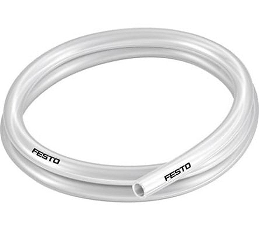 Festo Thermoplastic Elastomer, Hose Pipe, 11 mm ID, 16 mm OD, Green