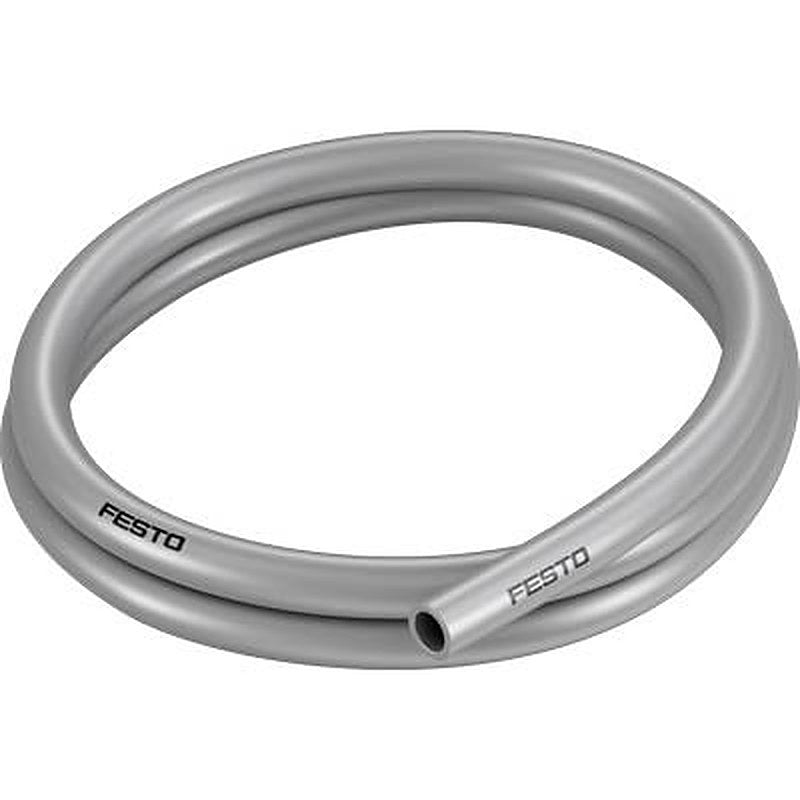 Festo Thermoplastic Elastomer, Flexible Tubing, 11 mm ID, 16 mm OD, Silver