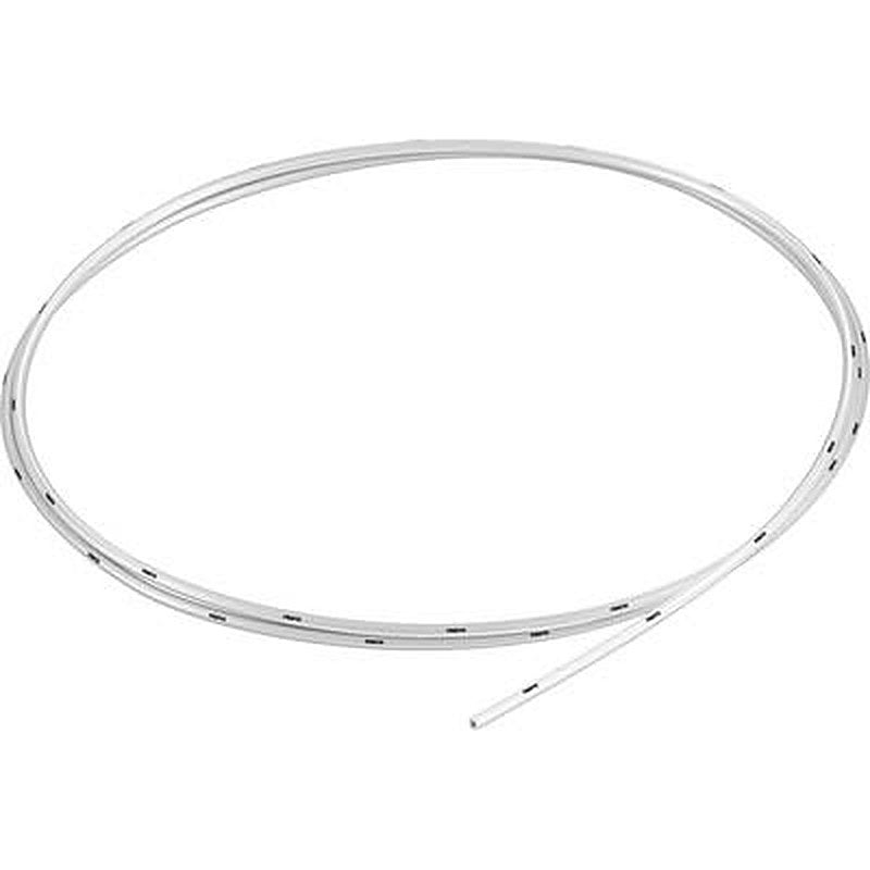 Festo Thermoplastic Elastomer, Flexible Tubing, 1.2 mm ID, 2 mm OD, Natural