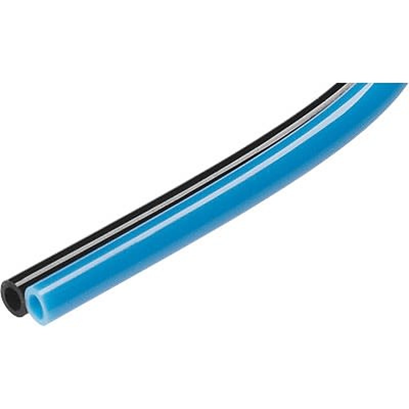 Festo Thermoplastic Elastomer, Hose Pipe, 5.7 mm ID, 8 mm OD, Blue, Black