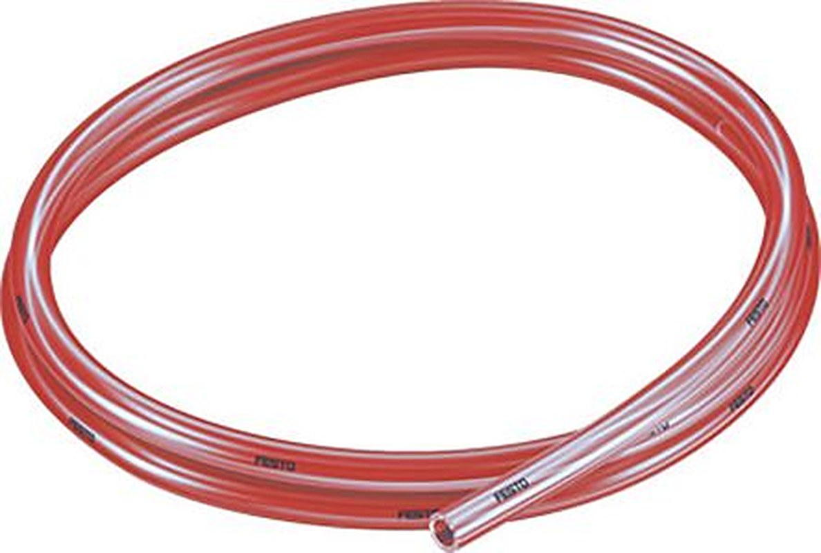 Festo Compressed Air Pipe Red Polyurethane 8 mm 50 m PUN-H-T Series, 8048695