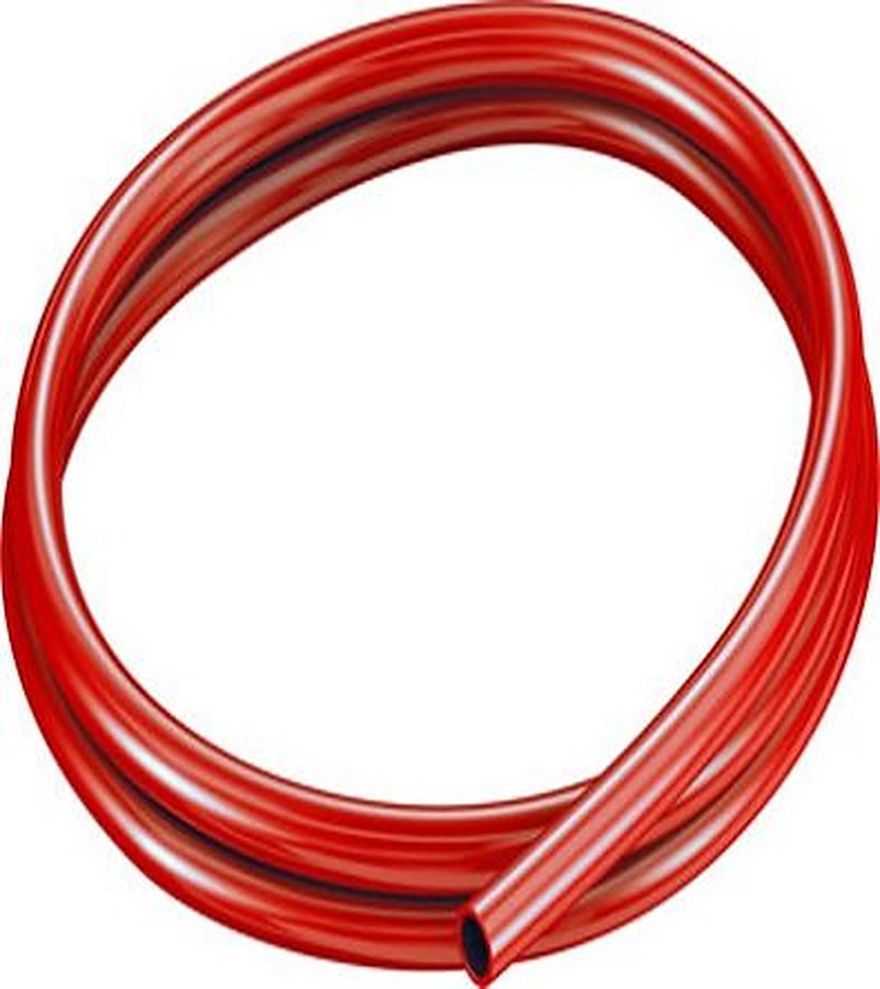 Festo Red Thermoplastic Elastomer Round Plastic Tube x 10 mm OD x 7 mm ID