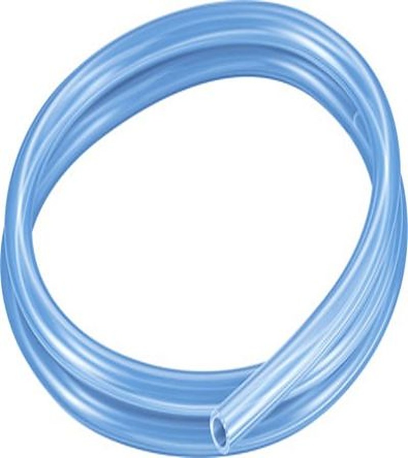 Festo Translucent Black Thermoplastic Elastomer Round Plastic Tube x 6 mm OD x 4 mm ID