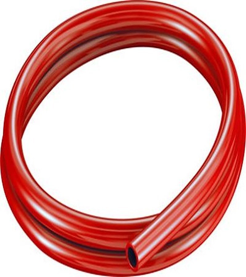 Festo Red Thermoplastic Elastomer Round Plastic Tube x 16 mm OD x 11 mm ID
