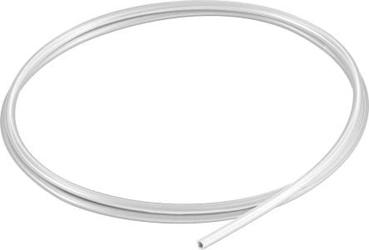 Festo Natural Thermoplastic Elastomer Round Plastic Tube x 4 mm OD x 2.6 mm ID x 1.4 mm