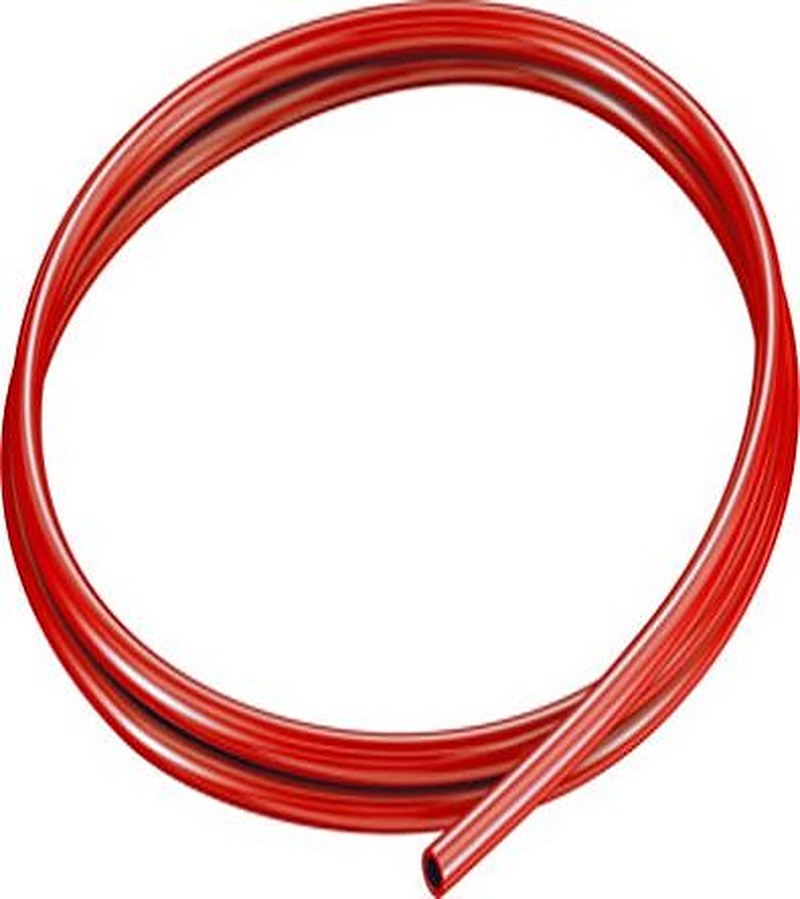 Festo Red Thermoplastic Elastomer Round Plastic Tube x 6 mm OD x 4 mm ID