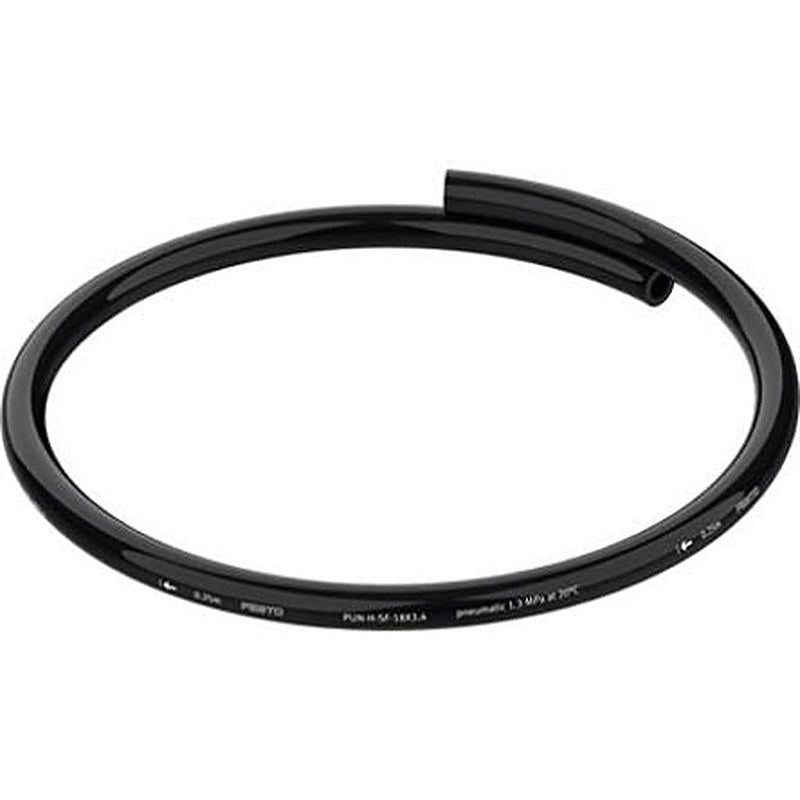 Festo Thermoplastic Elastomer, Hose Pipe, 11.2 mm ID, 18 mm OD, Black