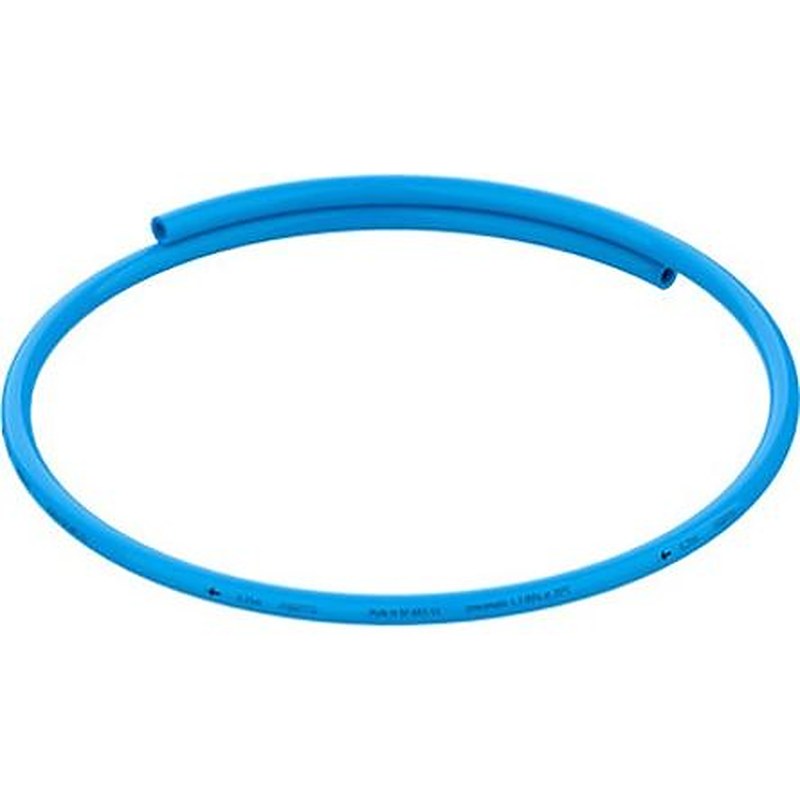 Festo Thermoplastic Elastomer, Hose Pipe, 4.9 mm ID, 8 mm OD, Blue