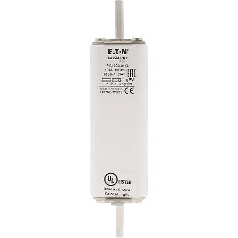 Eaton 100A Tag Fuse L 1000V, 189 mm