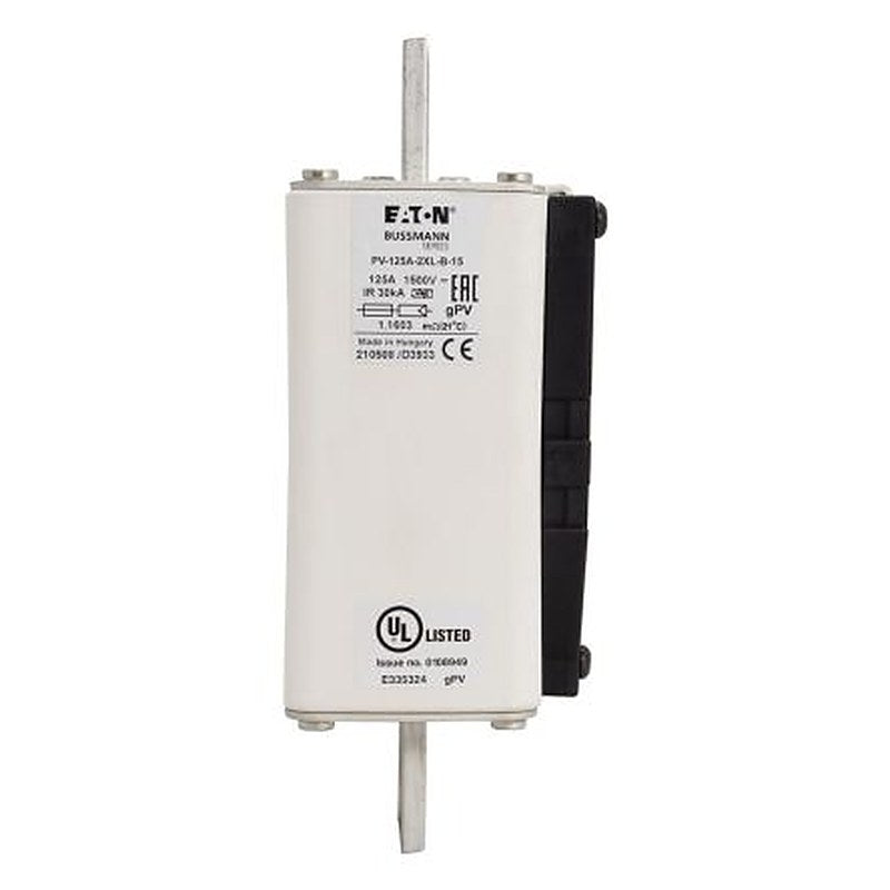 Eaton 125A Tag Fuse 2XL 1500V, 167 mm