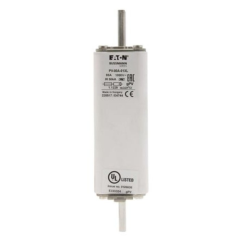 Eaton 80A Tag Fuse 189 x 46.5 x 46.5 mm 1000V, 189 mm
