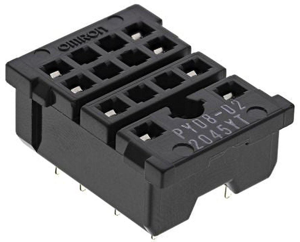 Omron 14 Way 250V ac DIN Rail Relay Socket, for use with MY2IN, MY2N1, MY2N1-D2, MY2N, MY2IN1-D2, MY2N-CR, MY2N-D2,