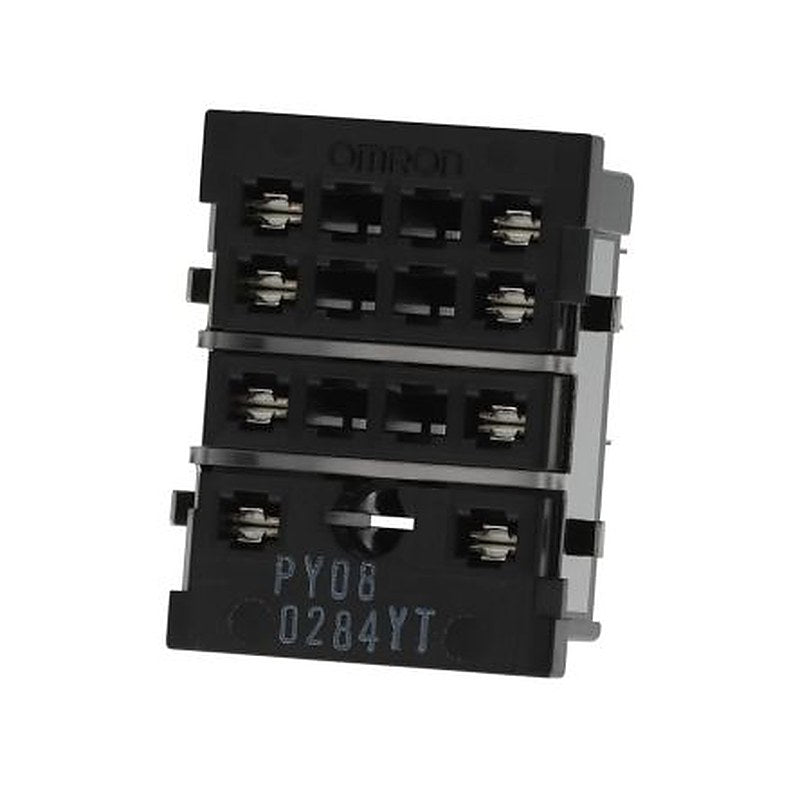 Omron PY08 8 Way PCB Relay Socket, for use with Miniature Power Relays