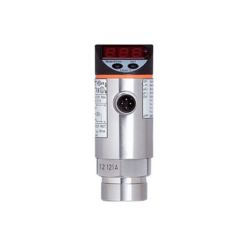 ifm electronic PY22 Series Pressure Sensor, 0 to 10 V, 4 to 20 mA Output -15 psi 15 psi, Relative Pressure Reading
