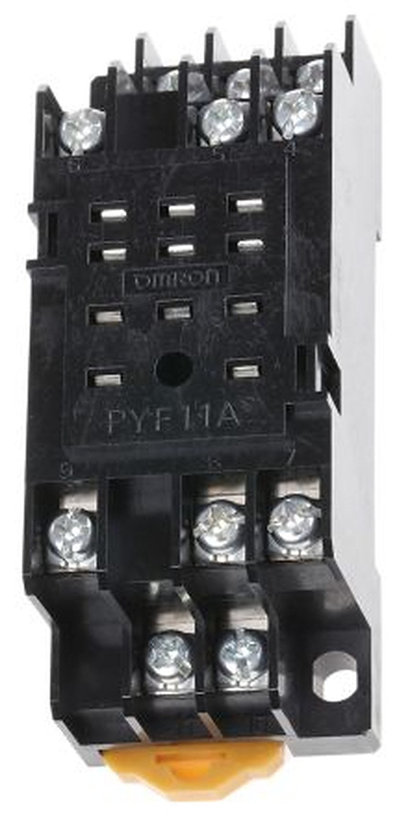 Omron PYF 250V ac DIN Rail Relay Socket, for use with MY3 Series