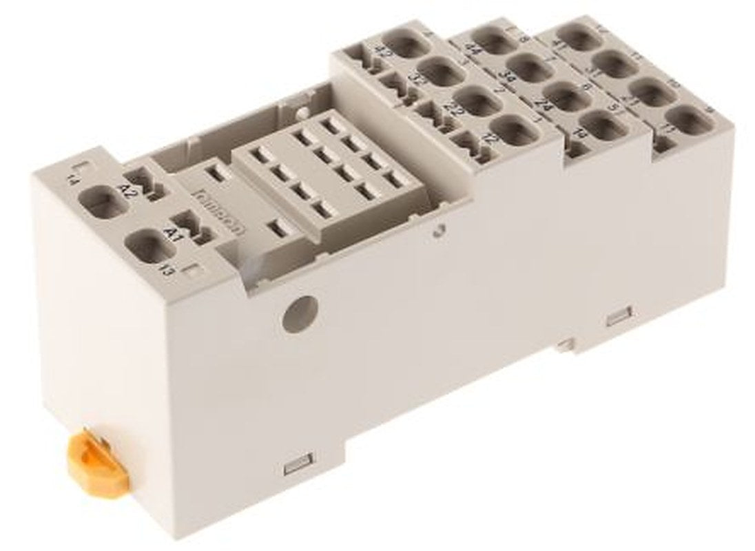 Omron 14 Way 250V ac DIN Rail Relay Socket, for use with MY4 Series, MY2 Series