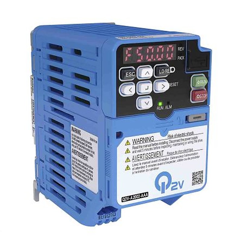 Omron Inverter Drive, 0.75 kW, 1 Phase, Q2V Series 240V 3.5 A