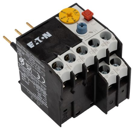 Eaton, ZE Overload Relay 1 NO/1 NC, 6A, 9 A F.L.C, 9A Contact Rating, 6 W, 600V ac 1P