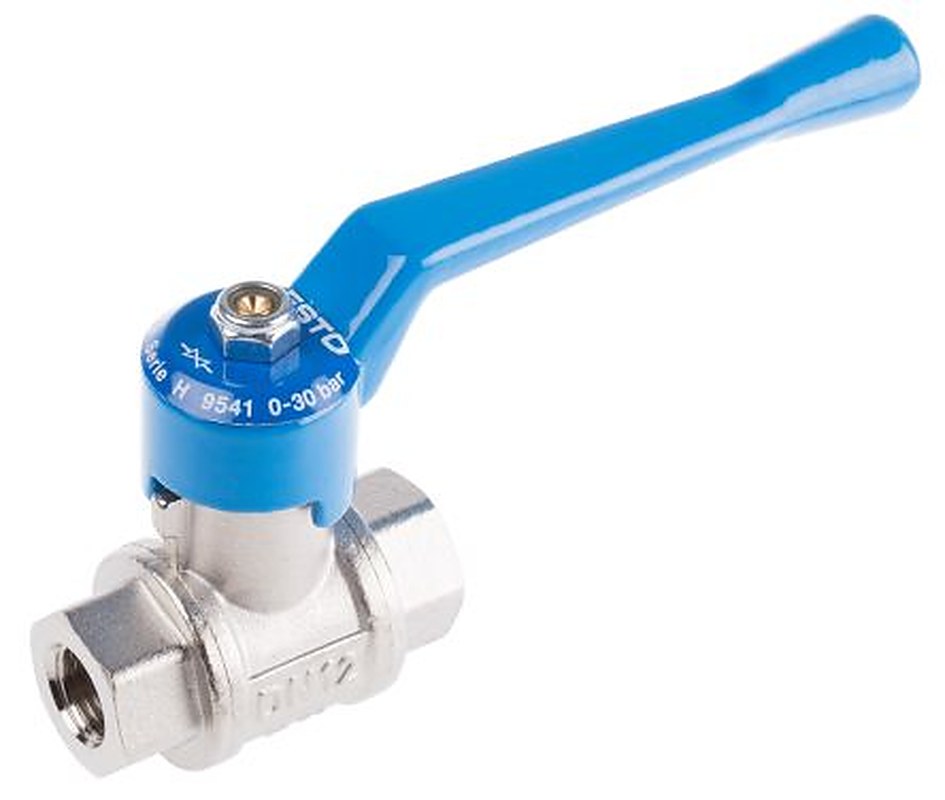 Festo Brass 2/2-Way Valve, 3/2-Way Valve, Ball 1 bar, Ball Valve