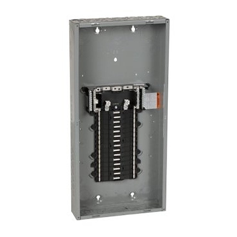 Load center, QO, 1 phase, 30 spaces, 34 circuits, 125A convertible main lugs, PoN, NEMA1, gnd bar (Load center QO) is a Schneider Electric product. Designed for reliable performance and long service life. Available across Iraq — contact us for pricing and delivery options.