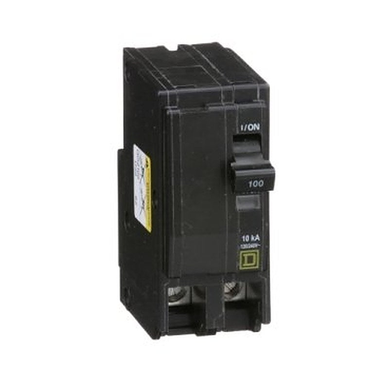 Mini circuit breaker, QO, 100A, 2 pole, 120/240VAC, 10kA, plug in, clam (Mini circuit breaker QO) is a Schneider Electric product. Designed for reliable performance and long service life. Available across Iraq — contact us for pricing and delivery options.