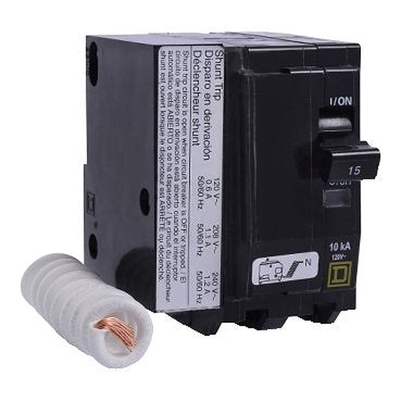 Mini circuit breaker, QO, 20A, 2 pole, 120VAC, 10kA, plug in, switch neutral, AC shunt (Mini circuit breaker QO) is a Schneider Electric product. Designed for reliable performance and long service life. Available across Iraq — contact us for pricing and delivery options.