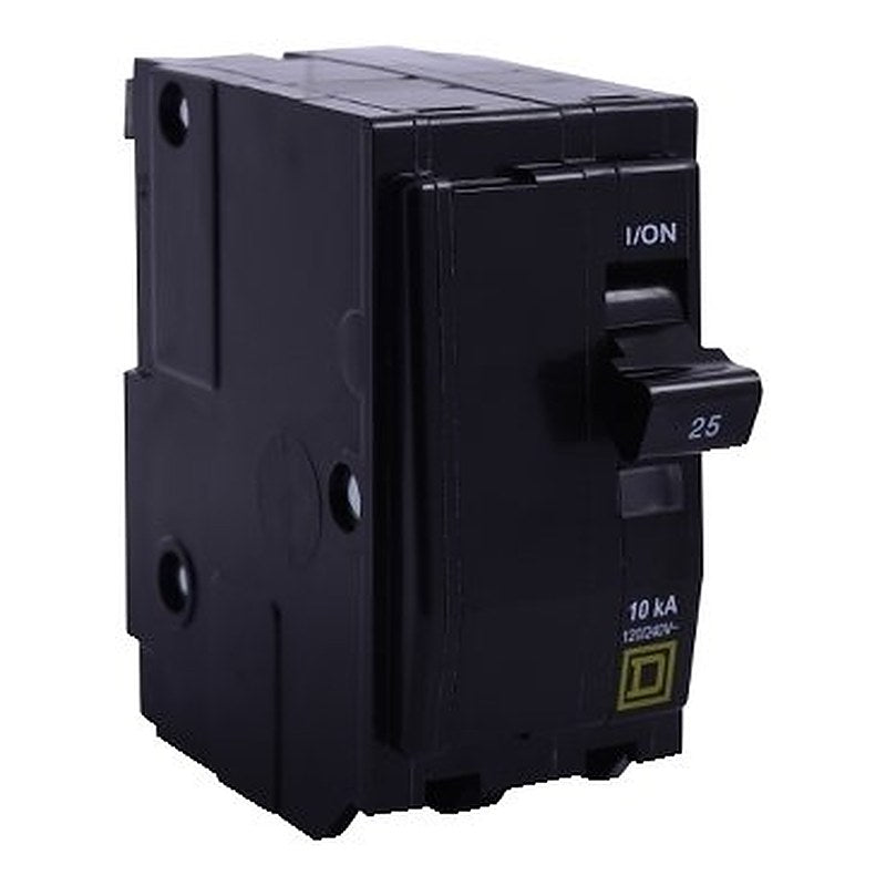 Mini circuit breaker, QO, 25A, 2 pole, 120/240VAC, 10kA, plug in, ring (Mini circuit breaker QO) is a Schneider Electric product. Designed for reliable performance and long service life. Available across Iraq — contact us for pricing and delivery options.