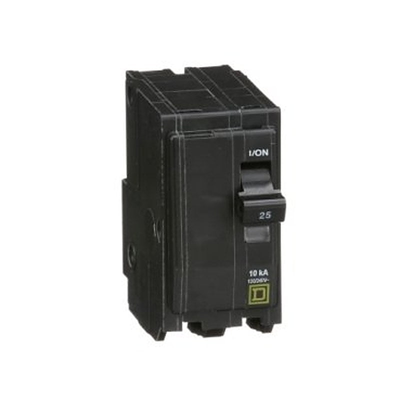 Mini circuit breaker, QO, 25A, 2 pole, 120/240VAC, 10kA, plug in (Mini circuit breaker QO) is a Schneider Electric product. Designed for reliable performance and long service life. Available across Iraq — contact us for pricing and delivery options.