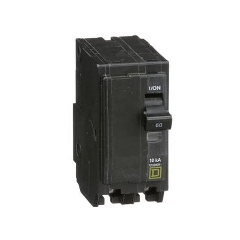 Mini circuit breaker, QO, 60A, 2 pole, 120/240VAC, 10kA, plug in, clam (Mini circuit breaker QO) is a Schneider Electric product. Designed for reliable performance and long service life. Available across Iraq — contact us for pricing and delivery options.