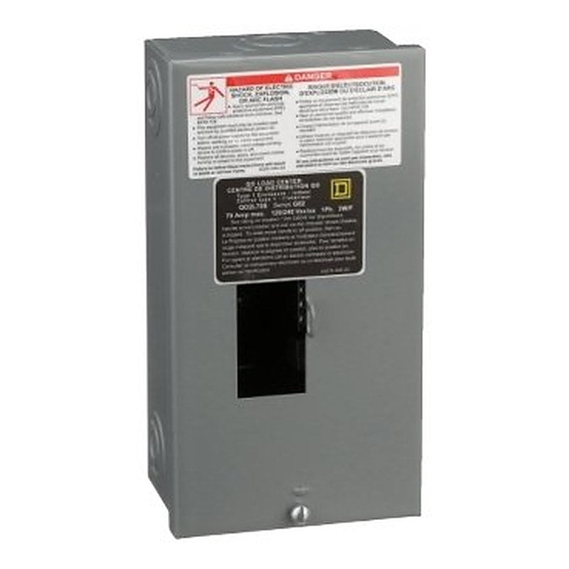 Load center, QO, 1 phase, 2 spaces, 2 circuits, 70A fixed main lugs, NEMA1, surface cover (Load center QO) is a Schneider Electric product. Designed for reliable performance and long service life. Available across Iraq — contact us for pricing and delivery options.