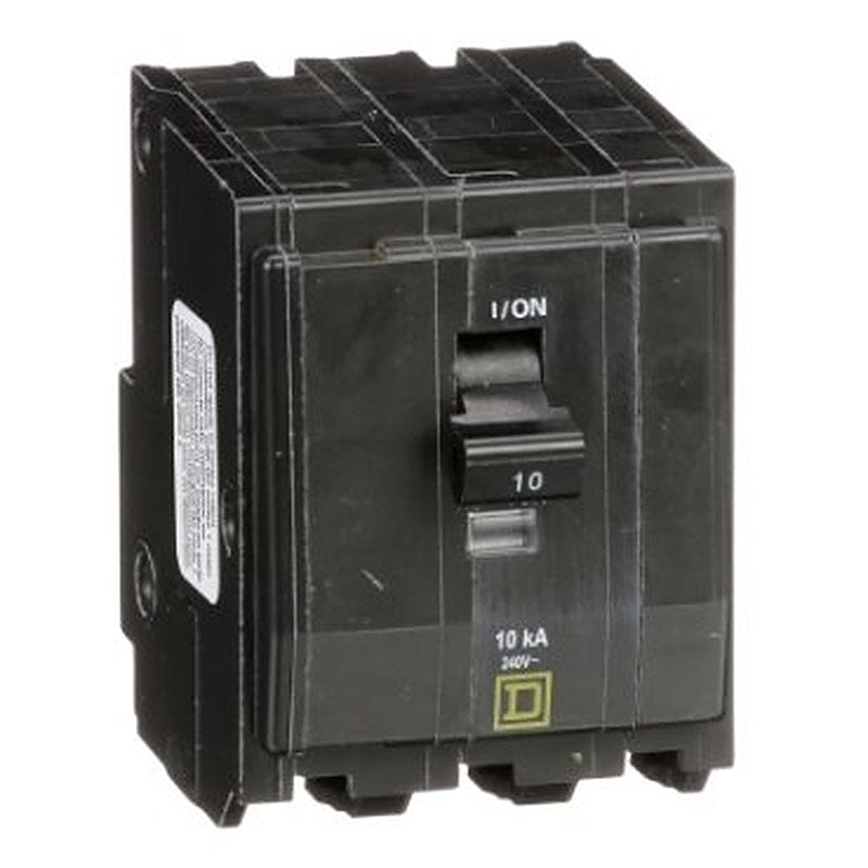 Mini circuit breaker, QO, 10A, 3 pole, 120/240VAC, 10kA, plug in (Mini circuit breaker QO) is a Schneider Electric product. Designed for reliable performance and long service life. Available across Iraq — contact us for pricing and delivery options.