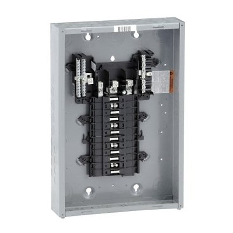 Load center, QO, 3 phase, 24 spaces, 24 circuits, 125A fixed main lugs, NEMA1, gnd bar (Load center QO) is a Schneider Electric product. Designed for reliable performance and long service life. Available across Iraq — contact us for pricing and delivery options.