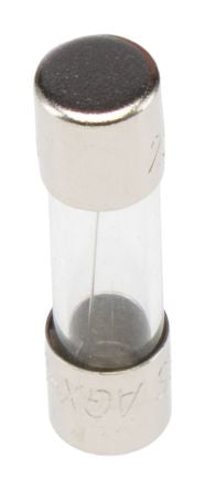 Eaton 3A F Glass Cartridge Fuse, 6.3 x 25 mm