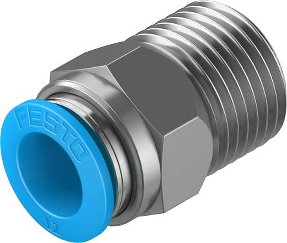 Festo QS Series, 153010, Male, 1/2 in, R