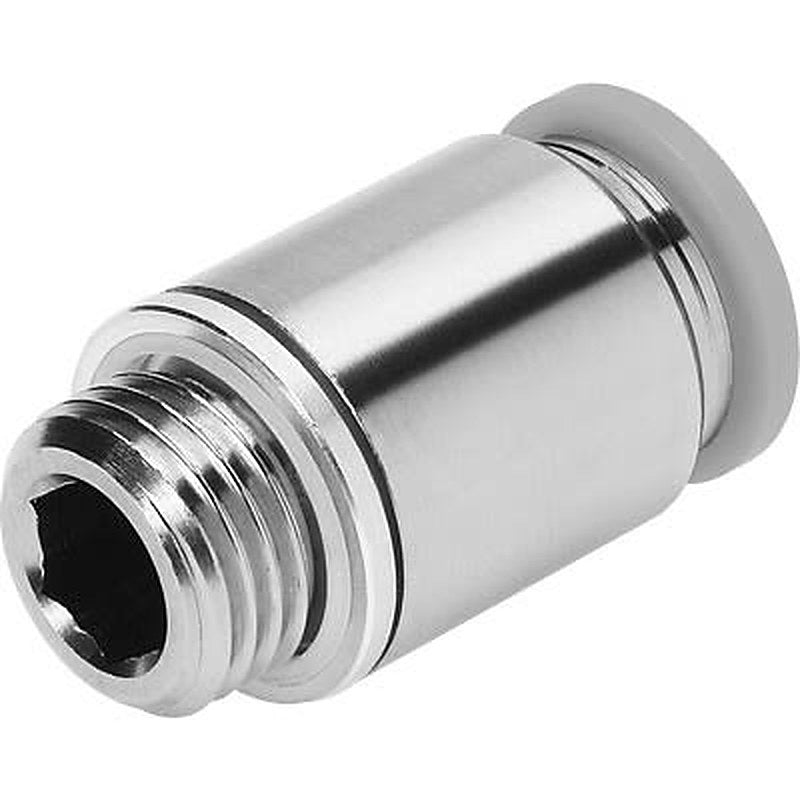 Festo QS Series, 183742 R 1/8 Male Threaded to Tube