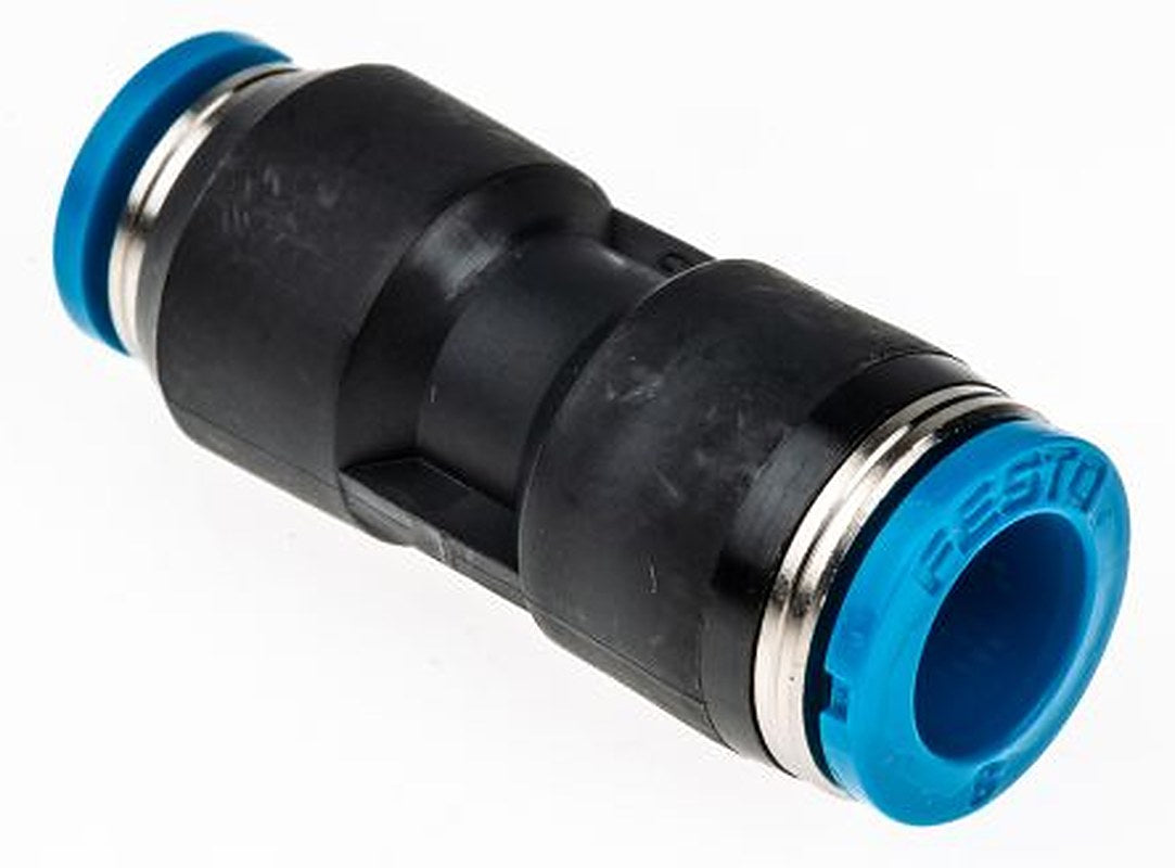 Festo QS Series, 153038 Pan, Nickel Plated Brass, Polybutylene Terephthalate, Pen, POM, Plastic, Nitrile Rubber (NBR),