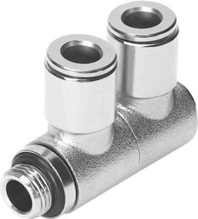 Festo QSLV6-G1/4-6 Series, 186255, Tube Port, Pneumatic Connection, G1/4 Male Thread