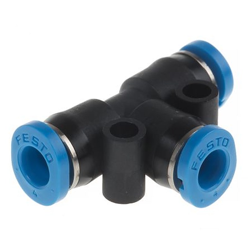 Festo QSMT Series, 153366 Pneumatic Fitting Push-in 4 mm Push-in