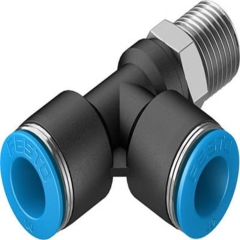 Festo R 1/4 Male, 153123, Push-in Fitting Polybutylene Terephthalate, Polyoxymethylene (Release Ring), Nitrile Rubber,