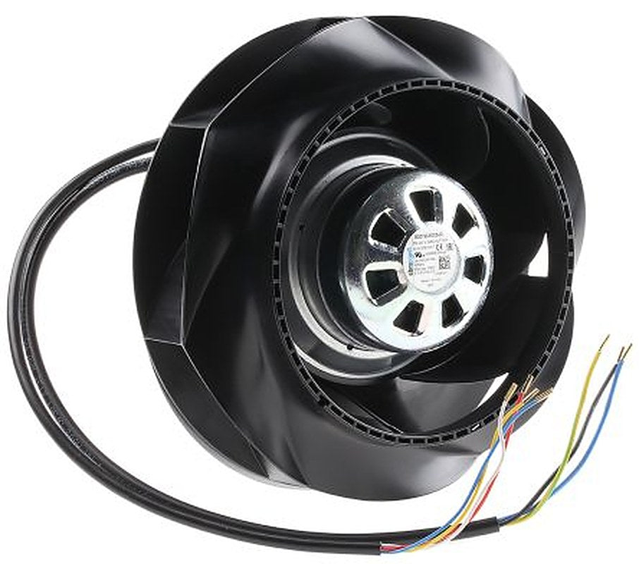 ebm-papst RadiCal Series Centrifugal Centrifugal Fan, 230V ac, 735 m³/h, AC Operation 190 mm x 190mm x 71.4 mm