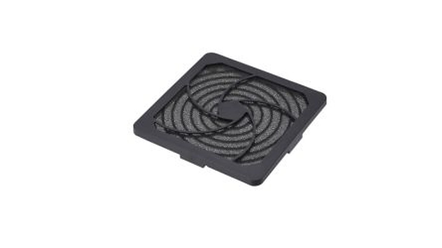 Omron R87F Series Fan Filter for 80 mm Fans, Plastic Filter, Aluminium Frame 10 mm