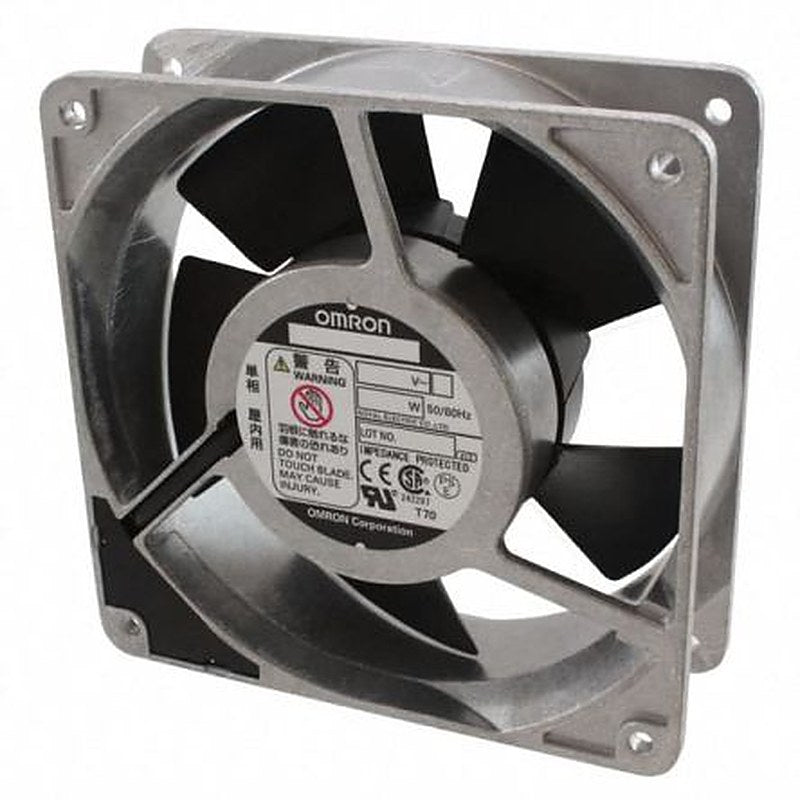 Omron R87F Series AC Axial Fan, 100V, 3.1 m³/min, 15 W, 0.23 A Max 120 mm, 120mm, 38 mm