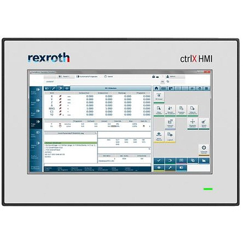 Bosch Rexroth ctrlX HMI Series Web Panel - 7 in, Touch Screen Display, 1024 x 600 pixel