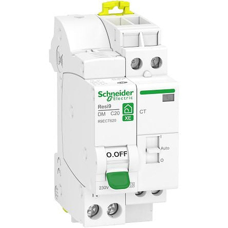 Schneider Electric Resi9 Resi9 XE Circuit Breaker, 1-Pole, 20A, 250V ac AC, 3000 A Breaking Capacity