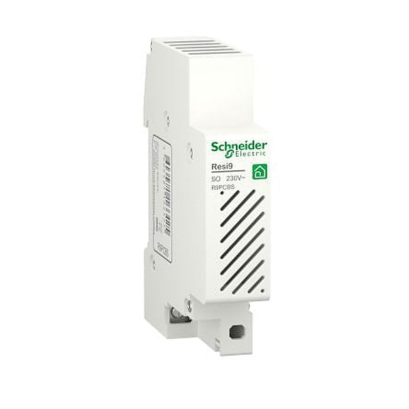Schneider Electric Resi9 Series Electronic Bell, IP20, IP40 80 dB 230V ac, AC, 1-Tone
