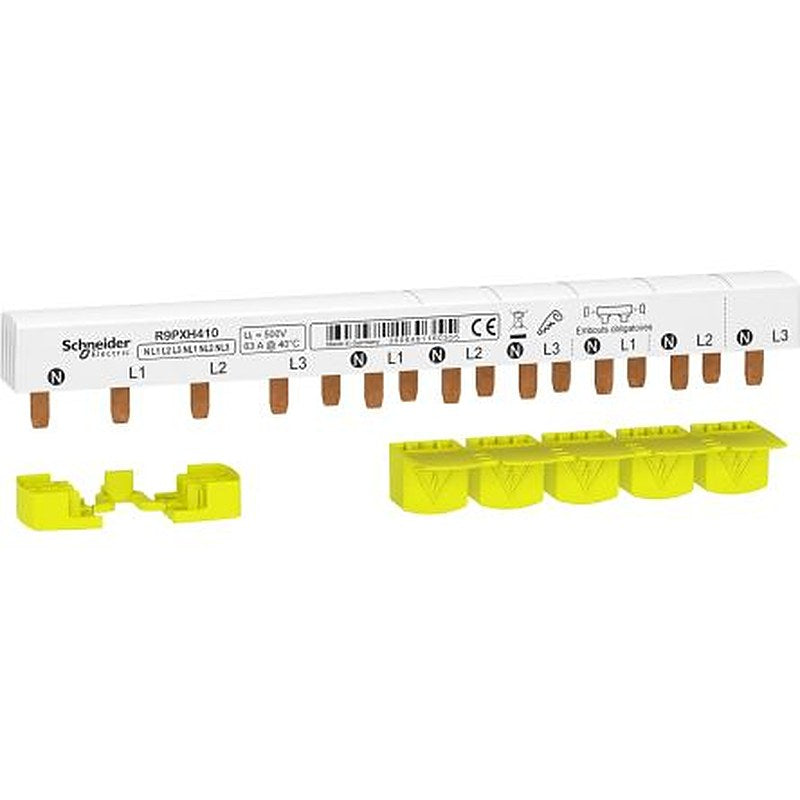 Schneider Electric Resi9 Resi9 3 Phase Busbar, 230 V ac, 18 mm Pitch